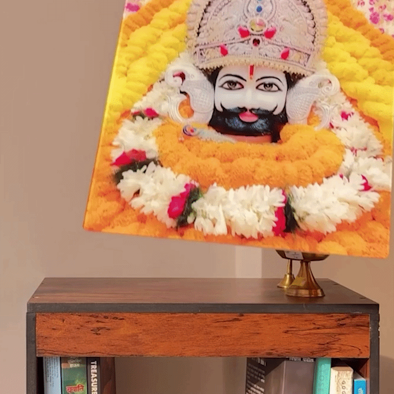 Khatu Shyam Maharaj Spiritual Acrylic Poster