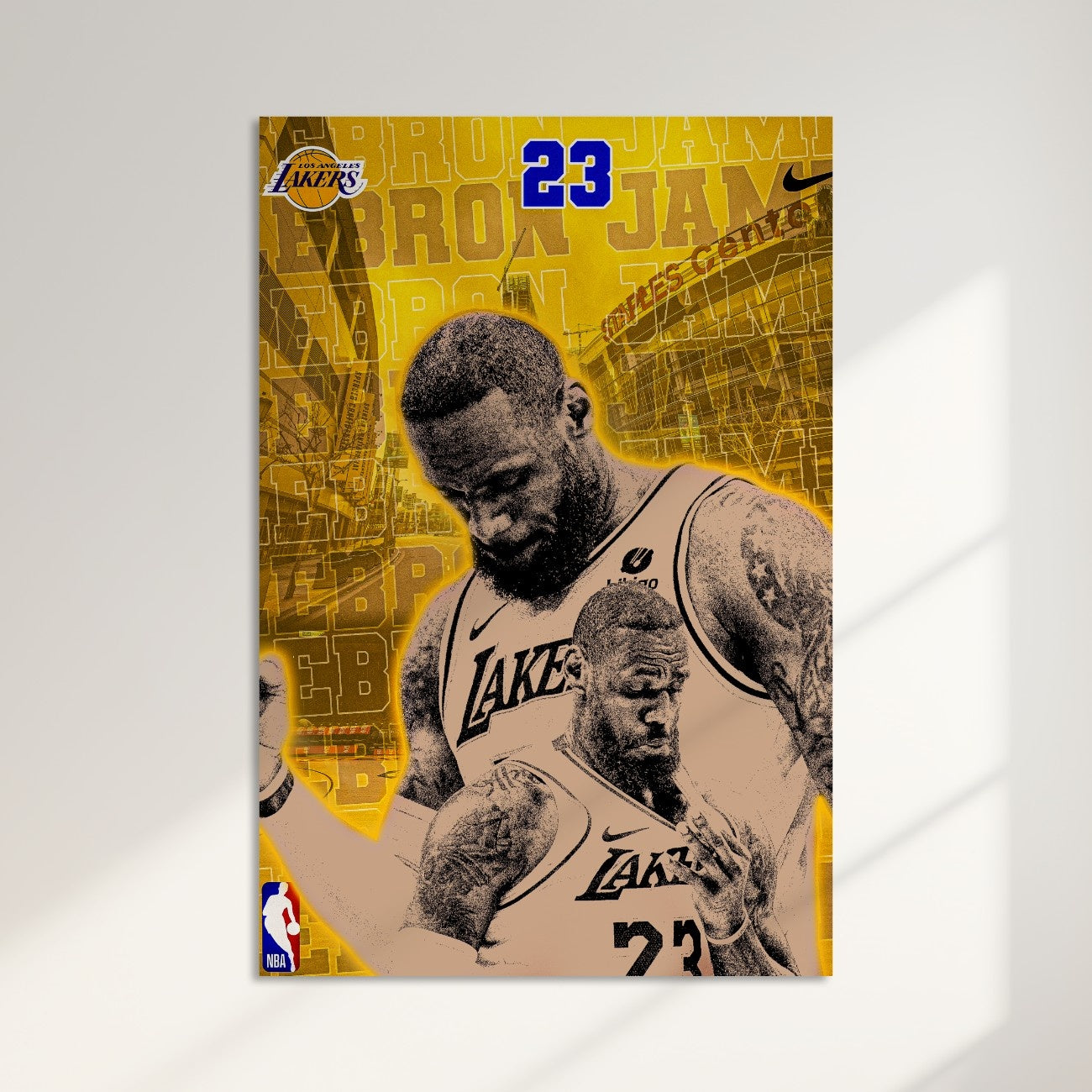 Lebron James Acrylic Poster - The GOAT