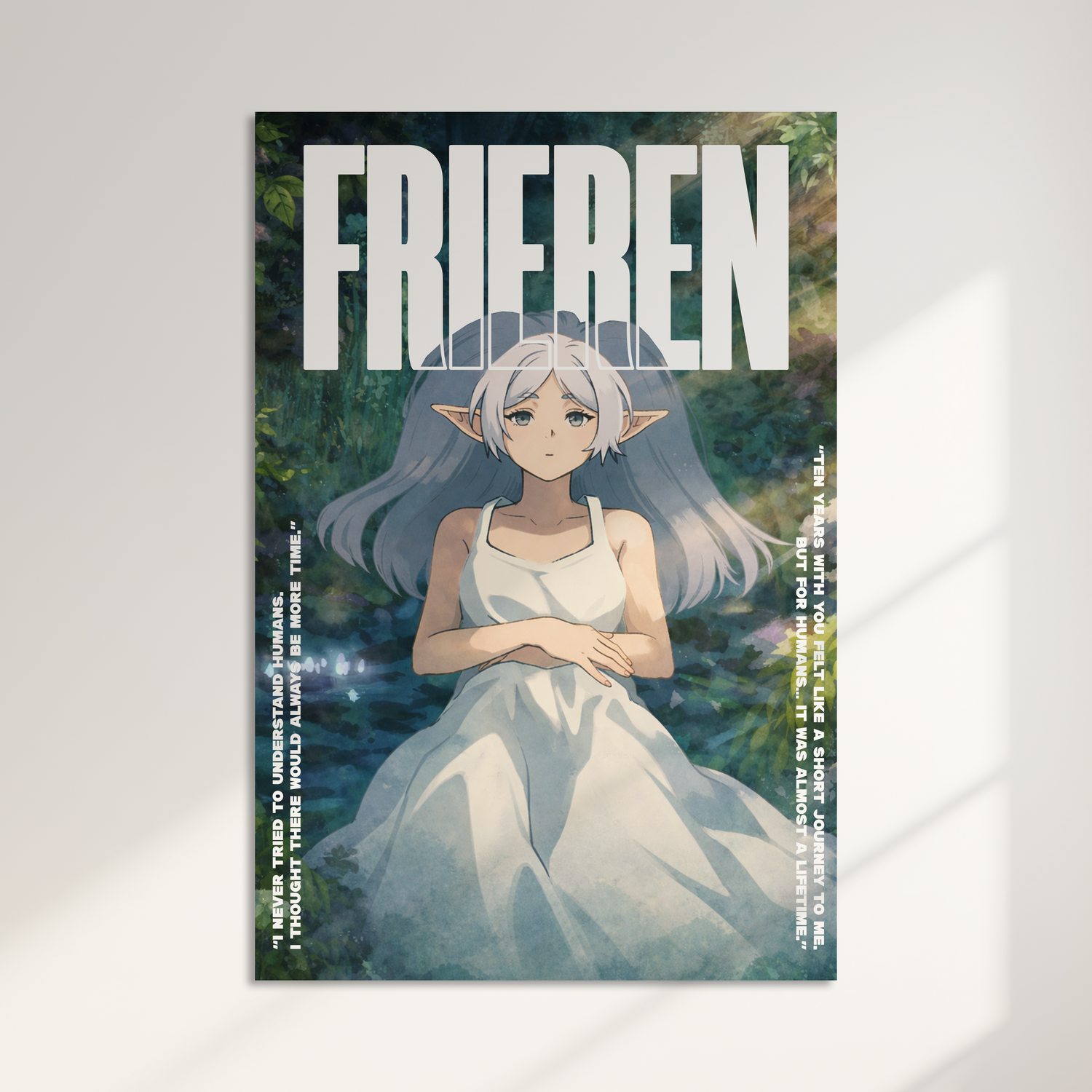 Frieren Acrylic Poster - Beyond Journey's End