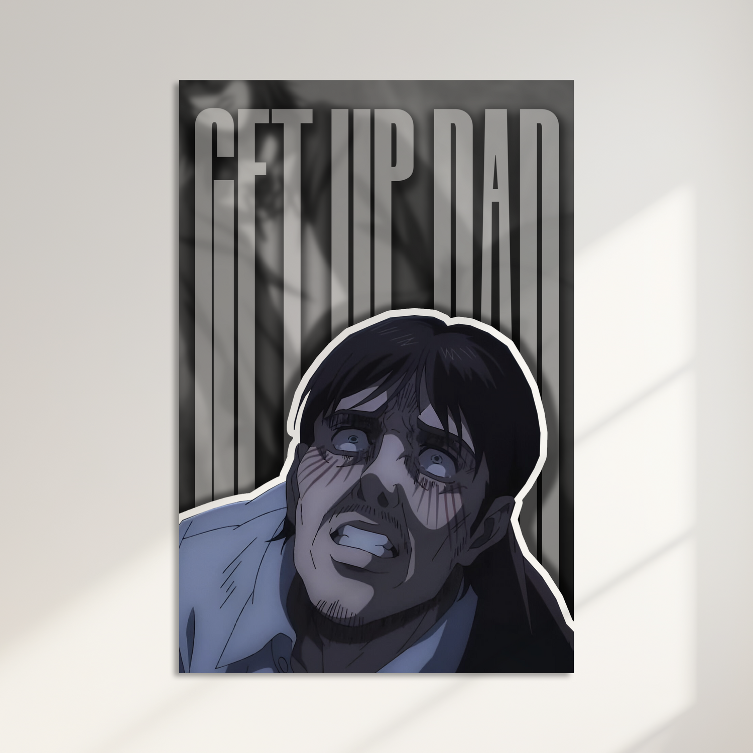 Attack on Titan Acrylic Poster - On Your Feet Dad