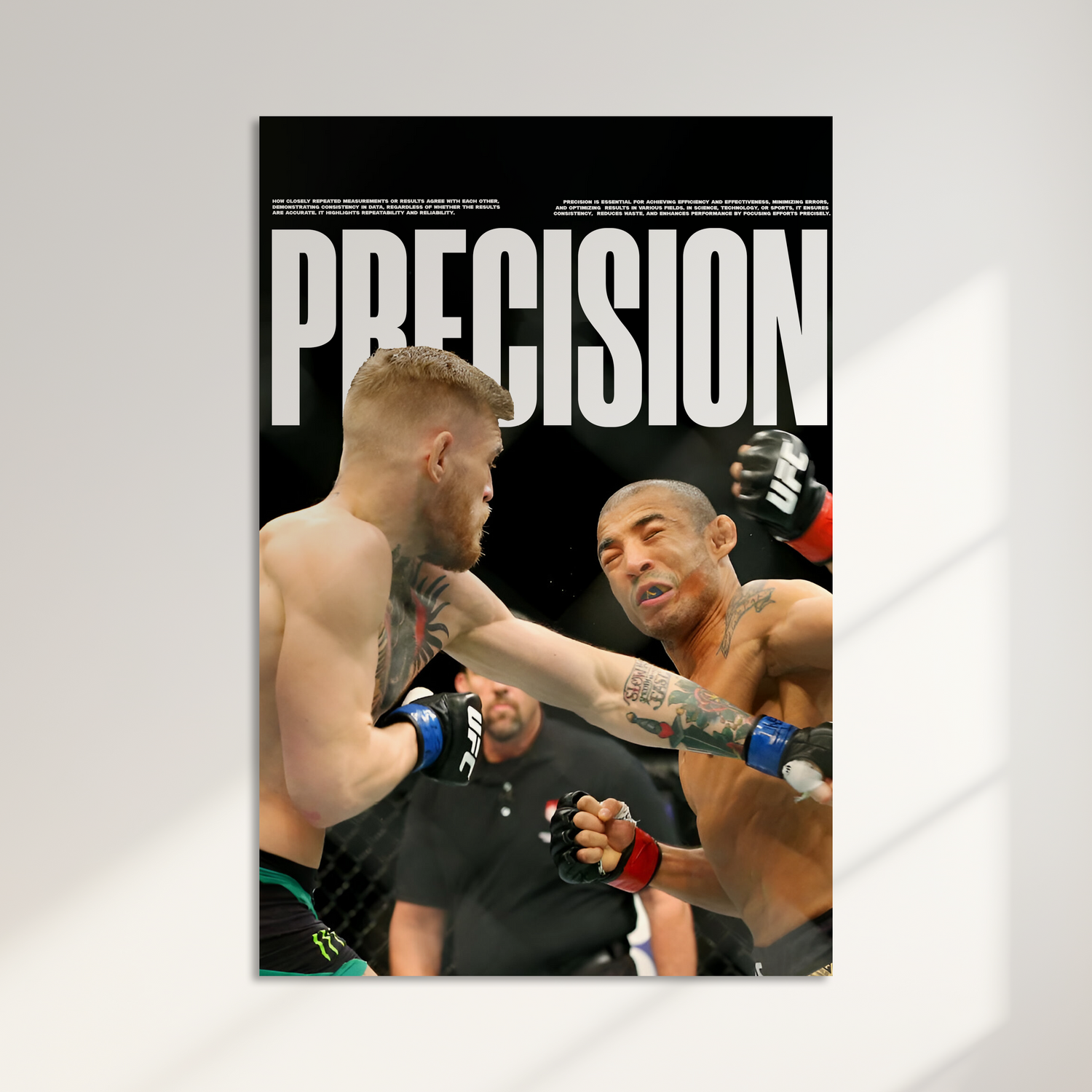 Conor McGregor Acrylic Poster - 13 Seconds