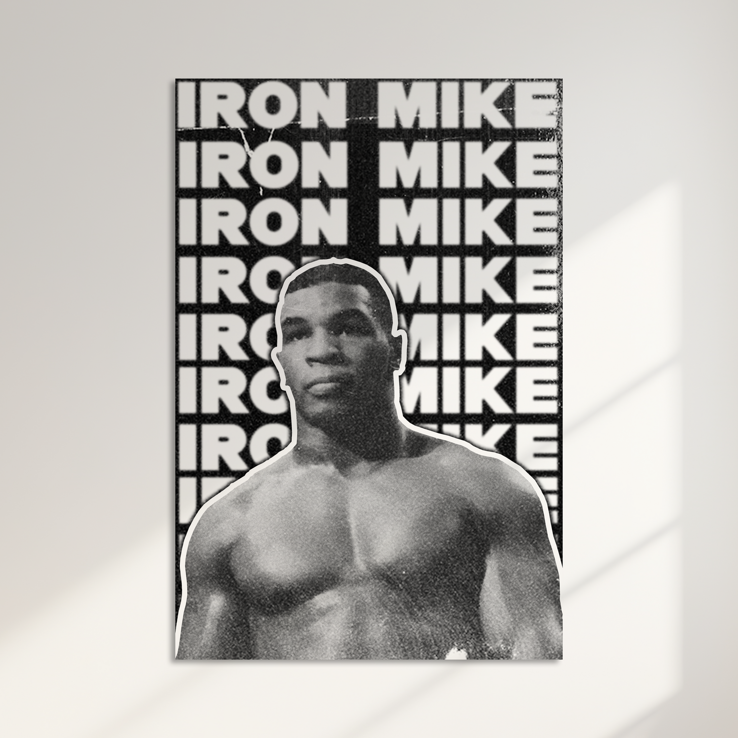 Mike Tyson Acrylic Poster - Iron Mike