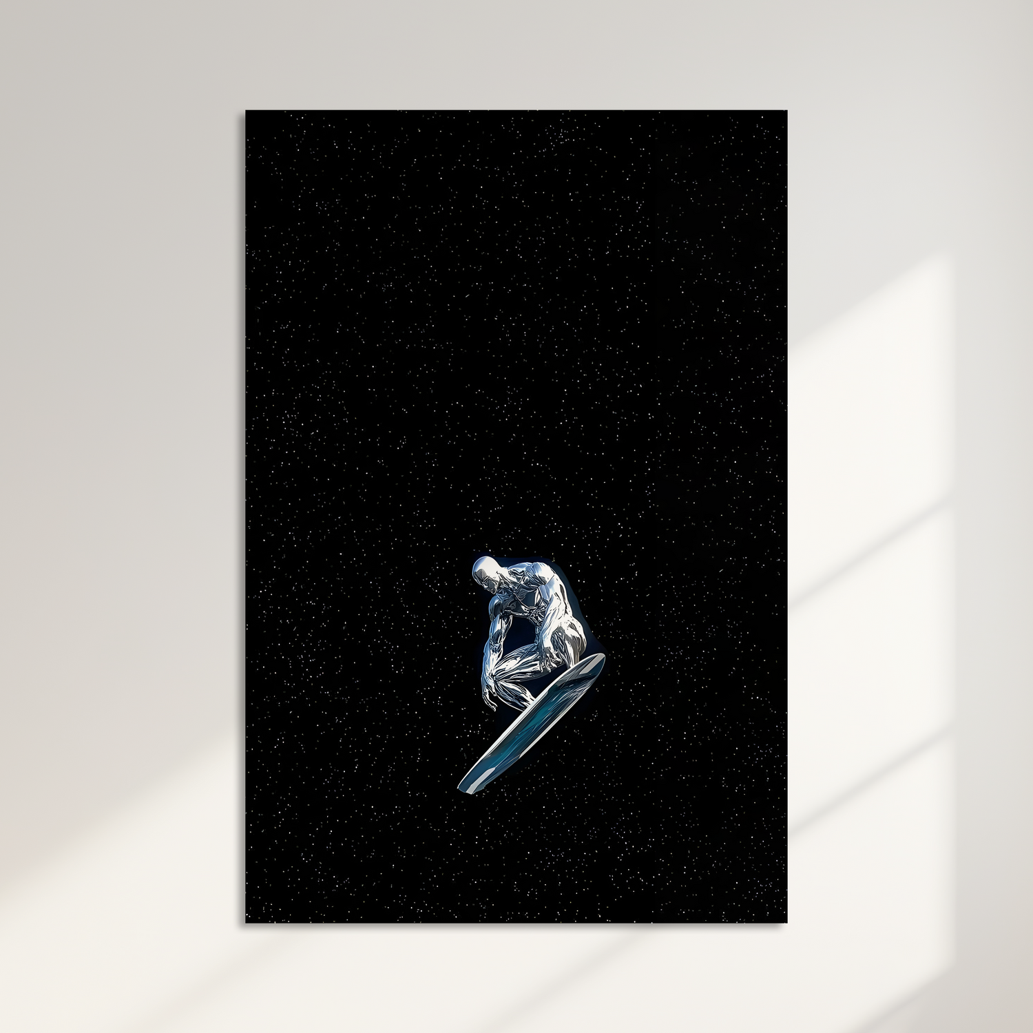 Silver Surfer Acrylic Poster - The Fallen Herald