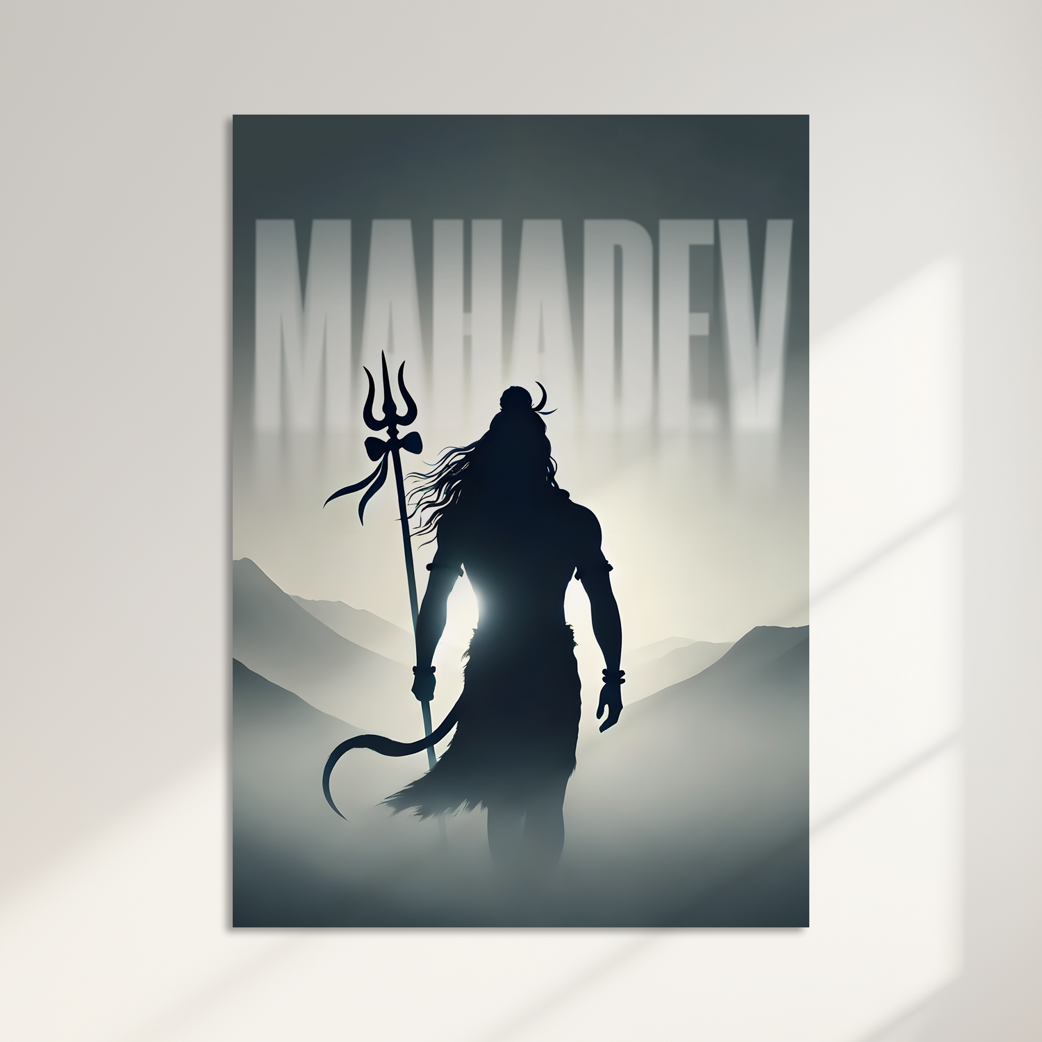 Lord Shiva Spiritual Acrylic Poster - Mahadev