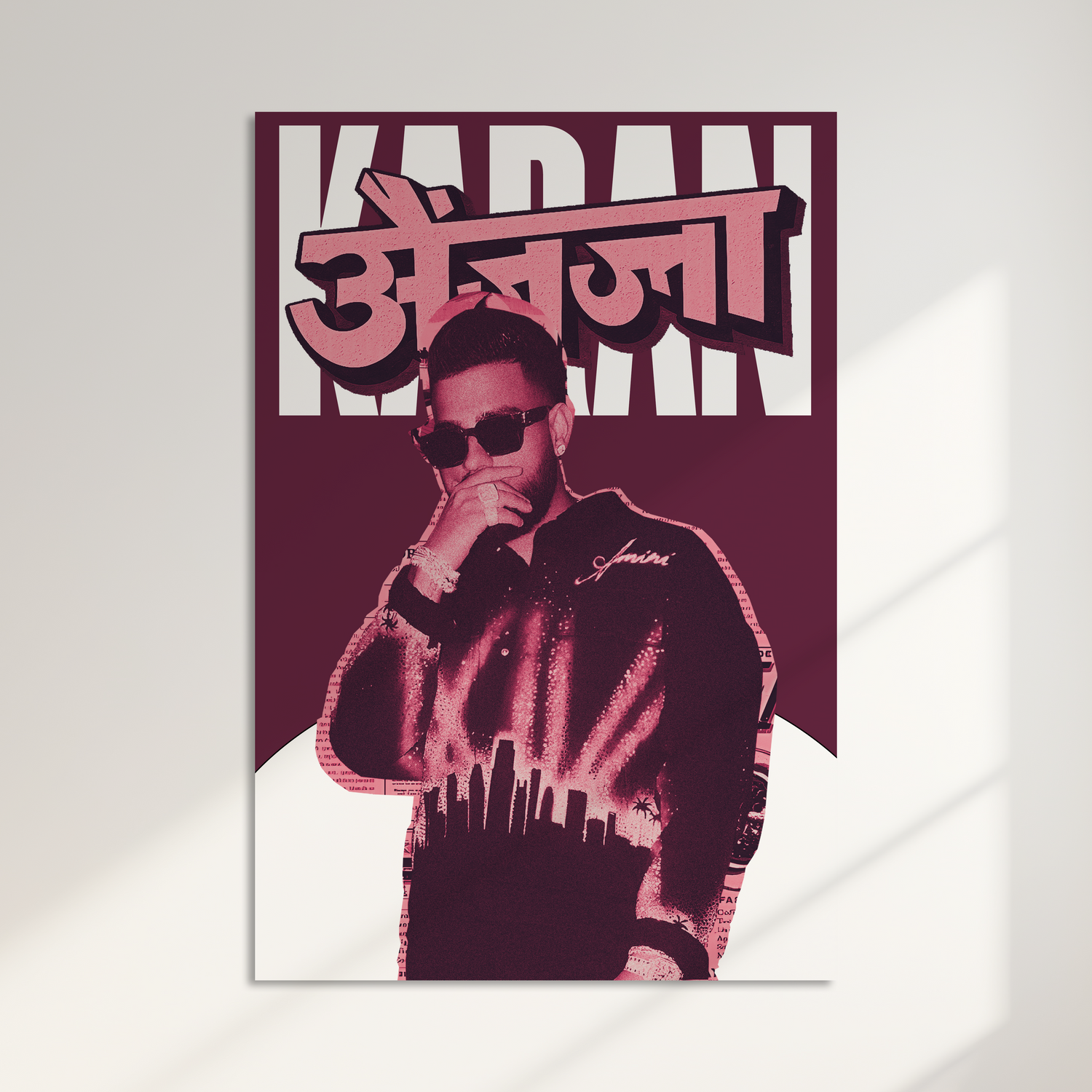 Karan Aujla Acrylic Poster - Karan Aujla