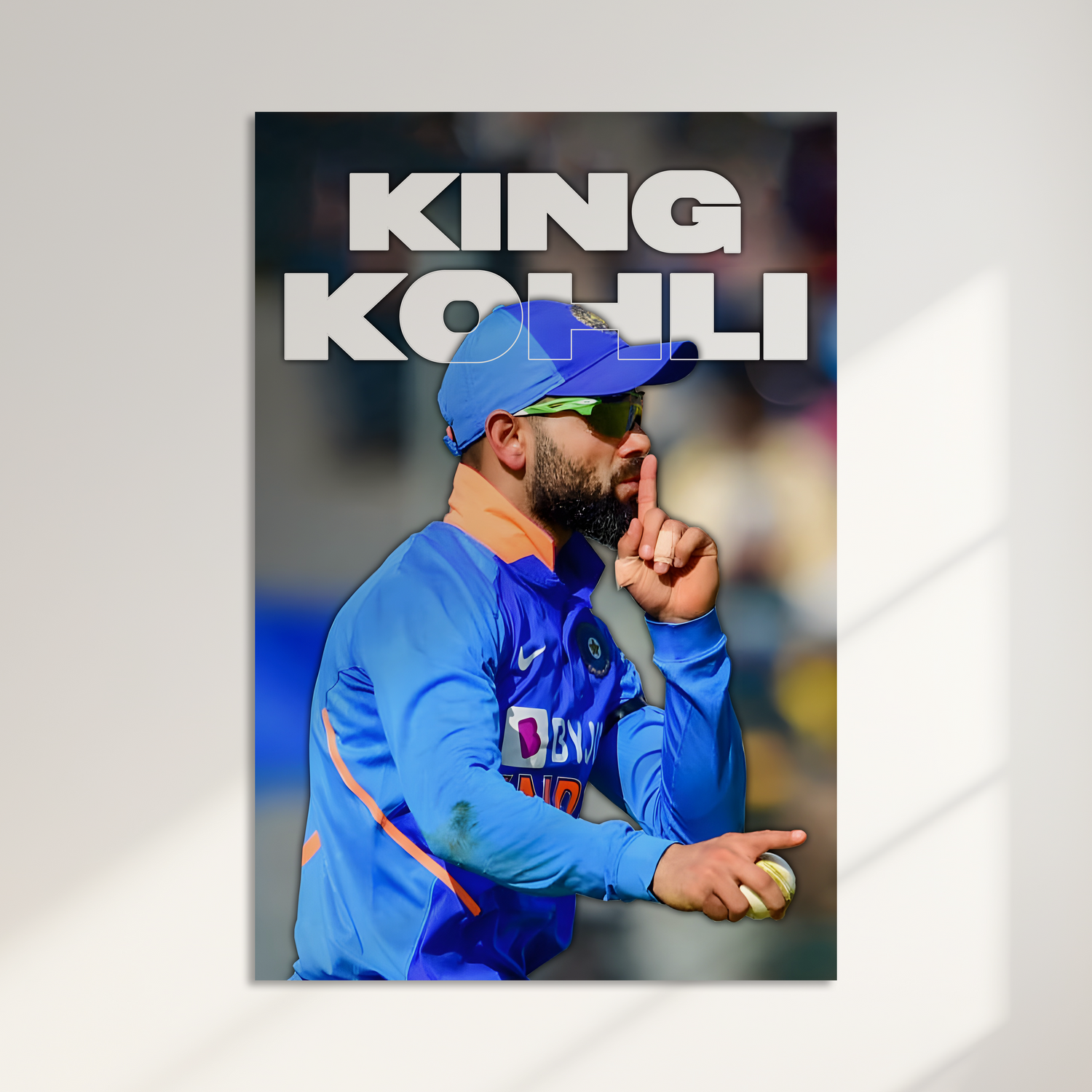 Virat Kohli Acrylic Poster - King Kohli