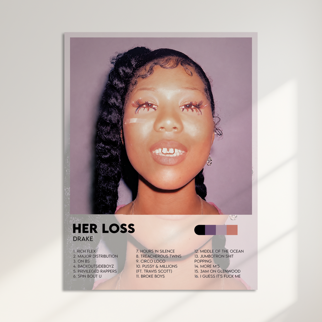 Custom Album Cover Acrylic Poster