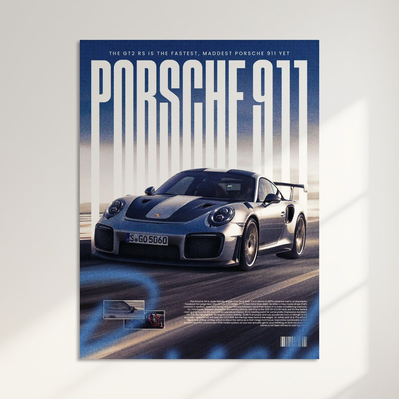 Porsche 911 Acrylic Poster - More Than a Sports Car