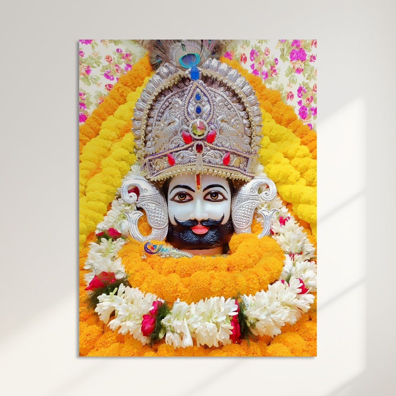 Khatu Shyam Maharaj Spiritual Acrylic Poster