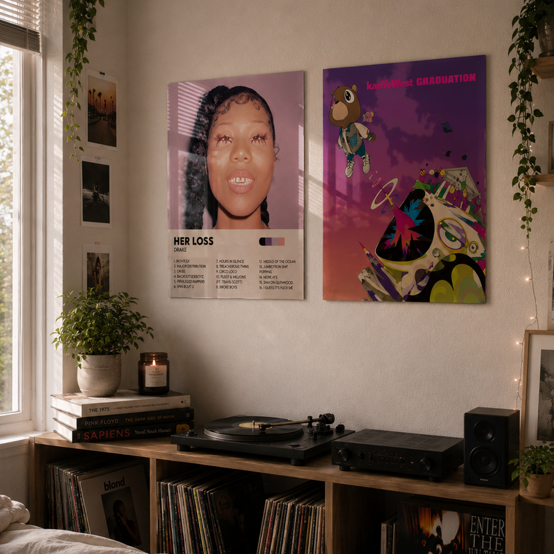 Graduation Album Cover Acrylic Poster - Kanye West