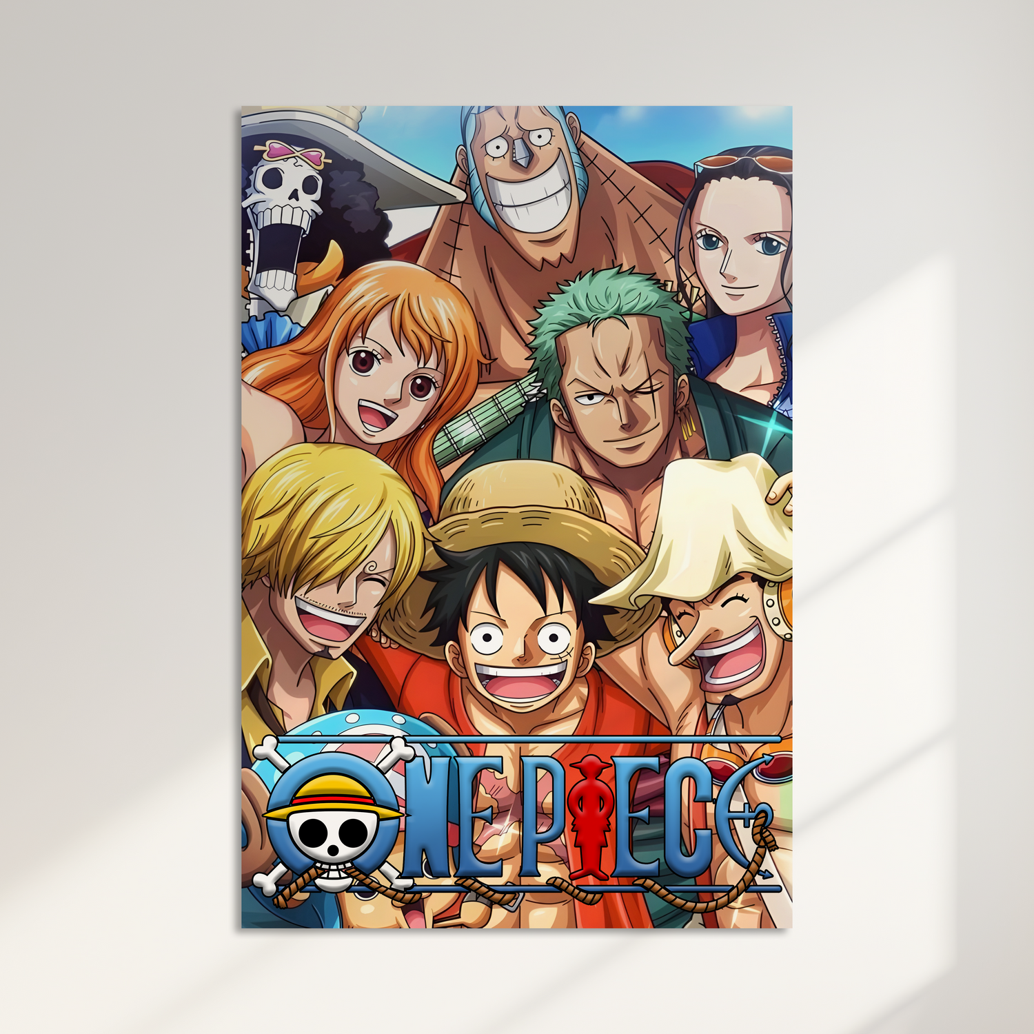 One Piece Acrylic Poster - The Straw Hat Pirates