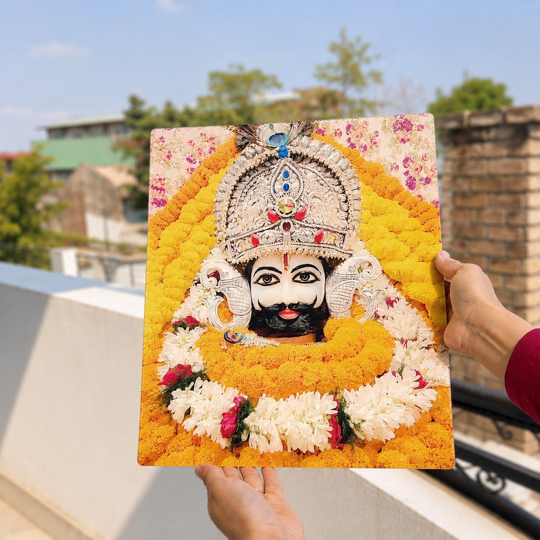 Khatu Shyam Maharaj Spiritual Acrylic Poster